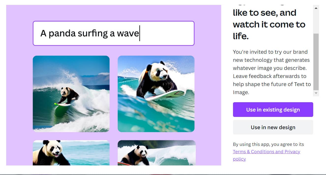 Hướng dẫn dùng AI của Canva để vẽ ảnh bằng câu lệnh 16 Text to image - AI của Canva