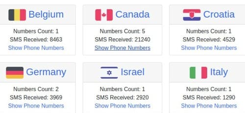 Tổng hợp các Website nhận SMS Online để xác nhận tài khoản 6 Tổng hợp các Website nhận SMS Online để xác nhận tài khoản